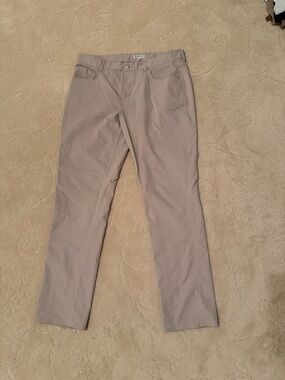 Peter Millar Men's Khaki Straight-Leg Chinos - Taupe